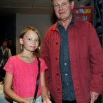 Holly Barnes with Michael Morpurgo