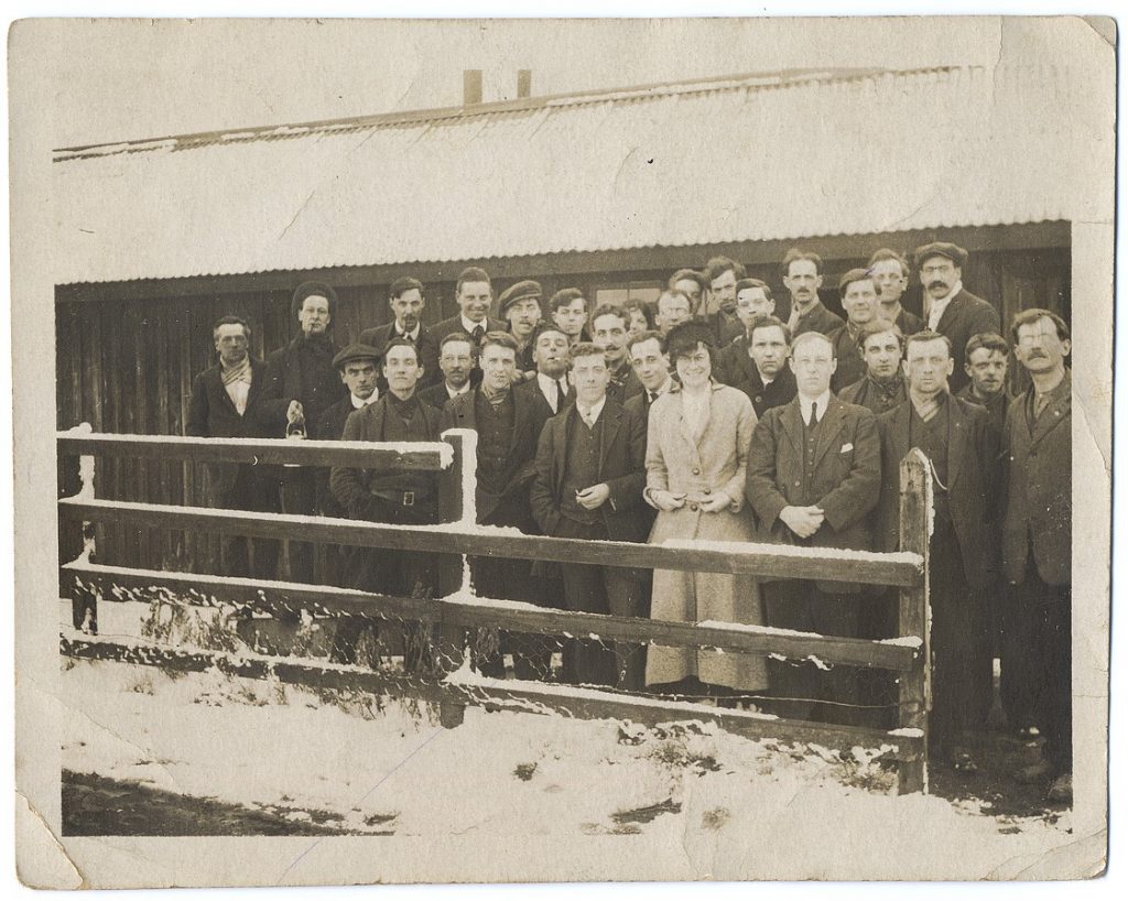 Group in snow